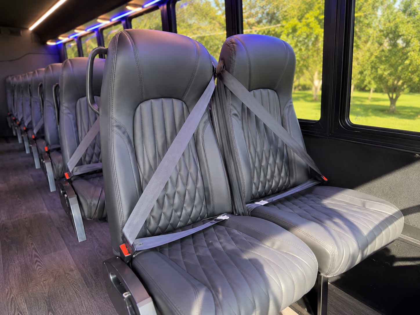 cheyenne 15 passenger minibus inside