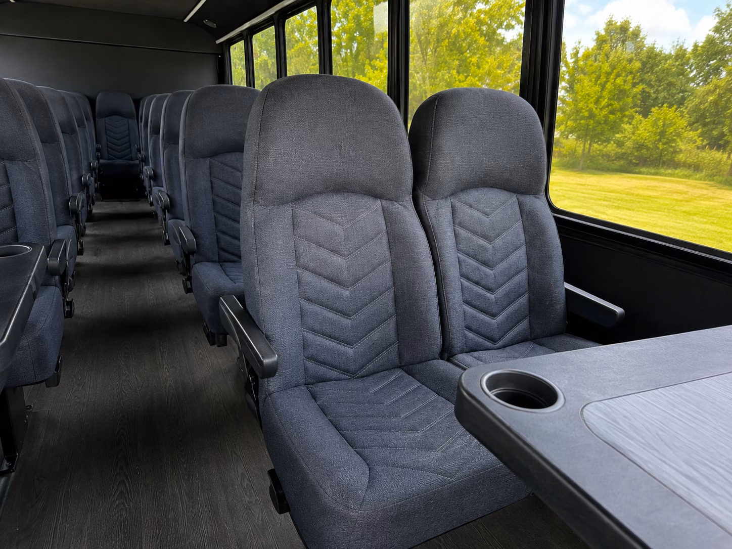 cheyenne 15 passenger minibus interior
