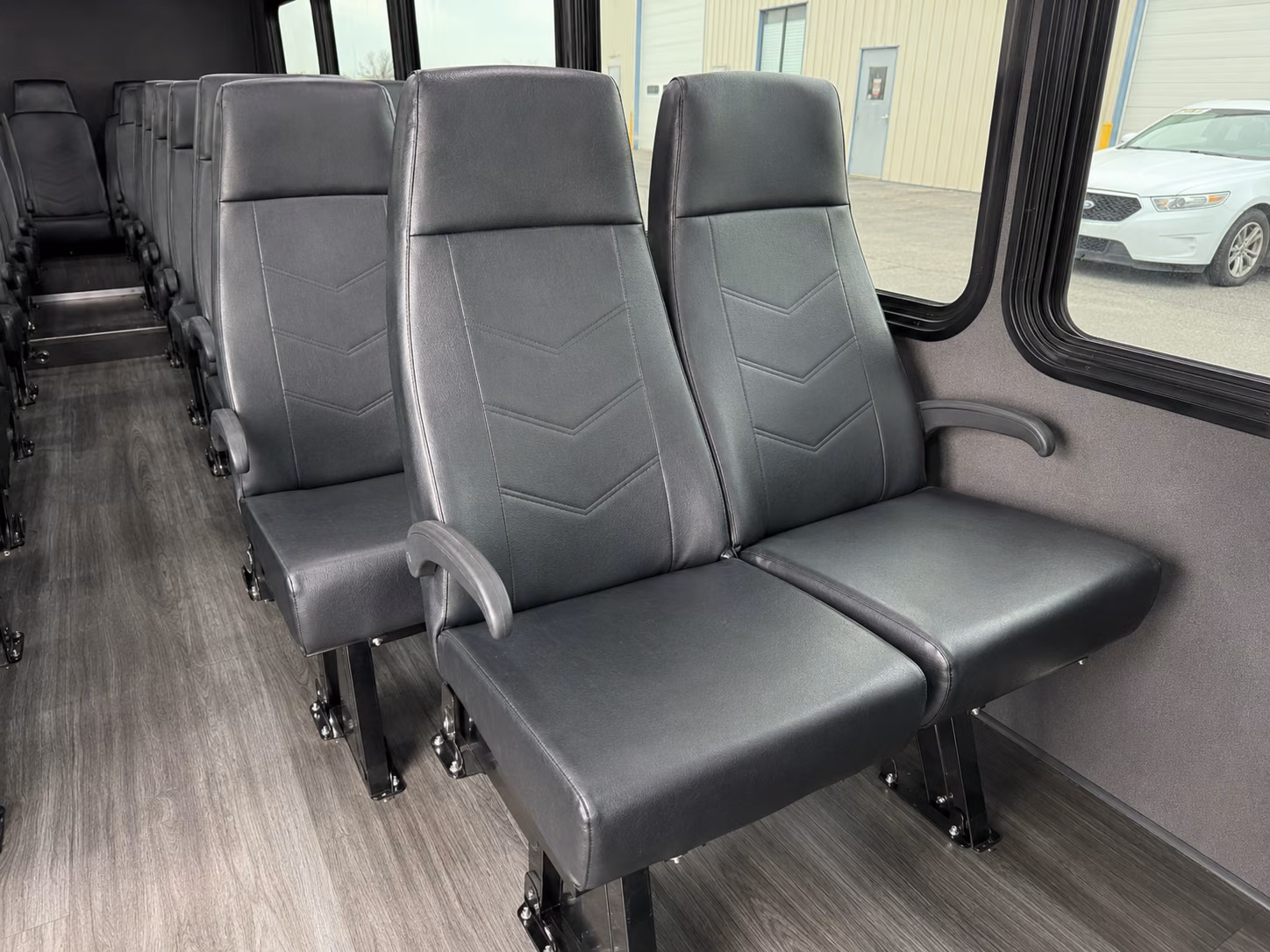 cheyenne 18 passenger minibus inside