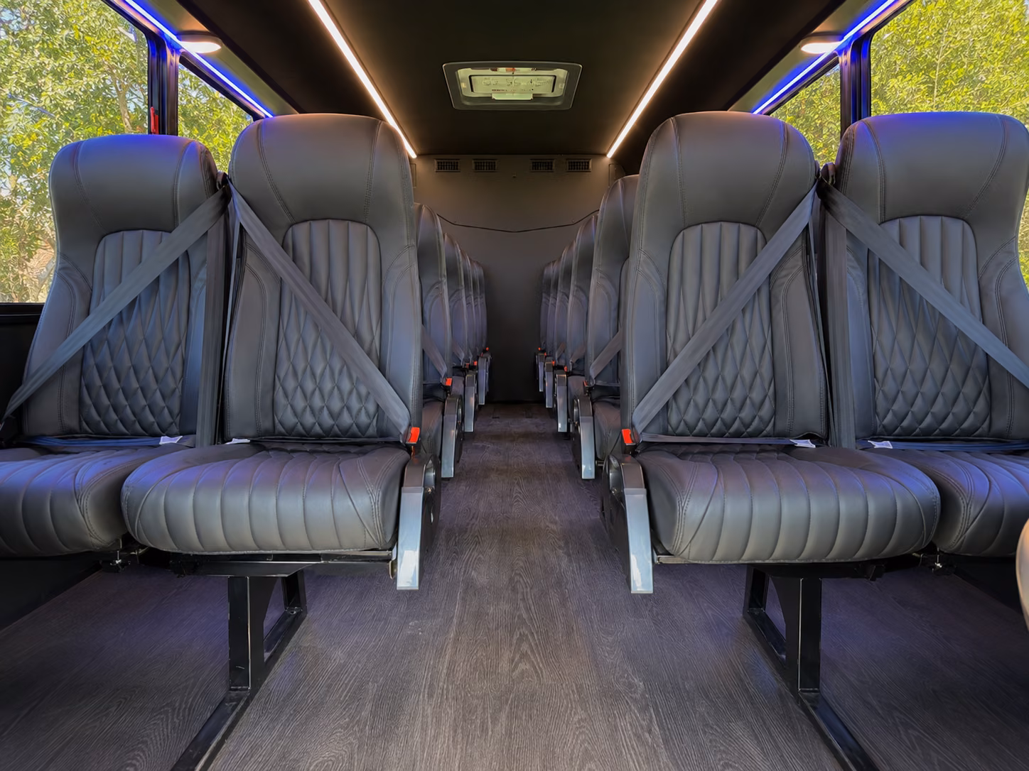 cheyenne 18 passenger minibus interior