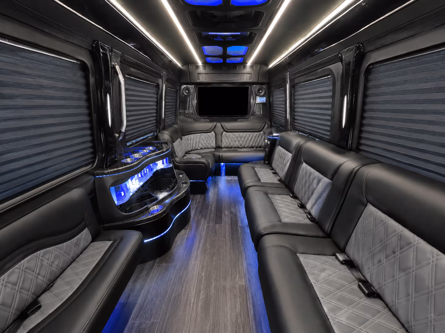cheyenne 30 passenger party bus interior