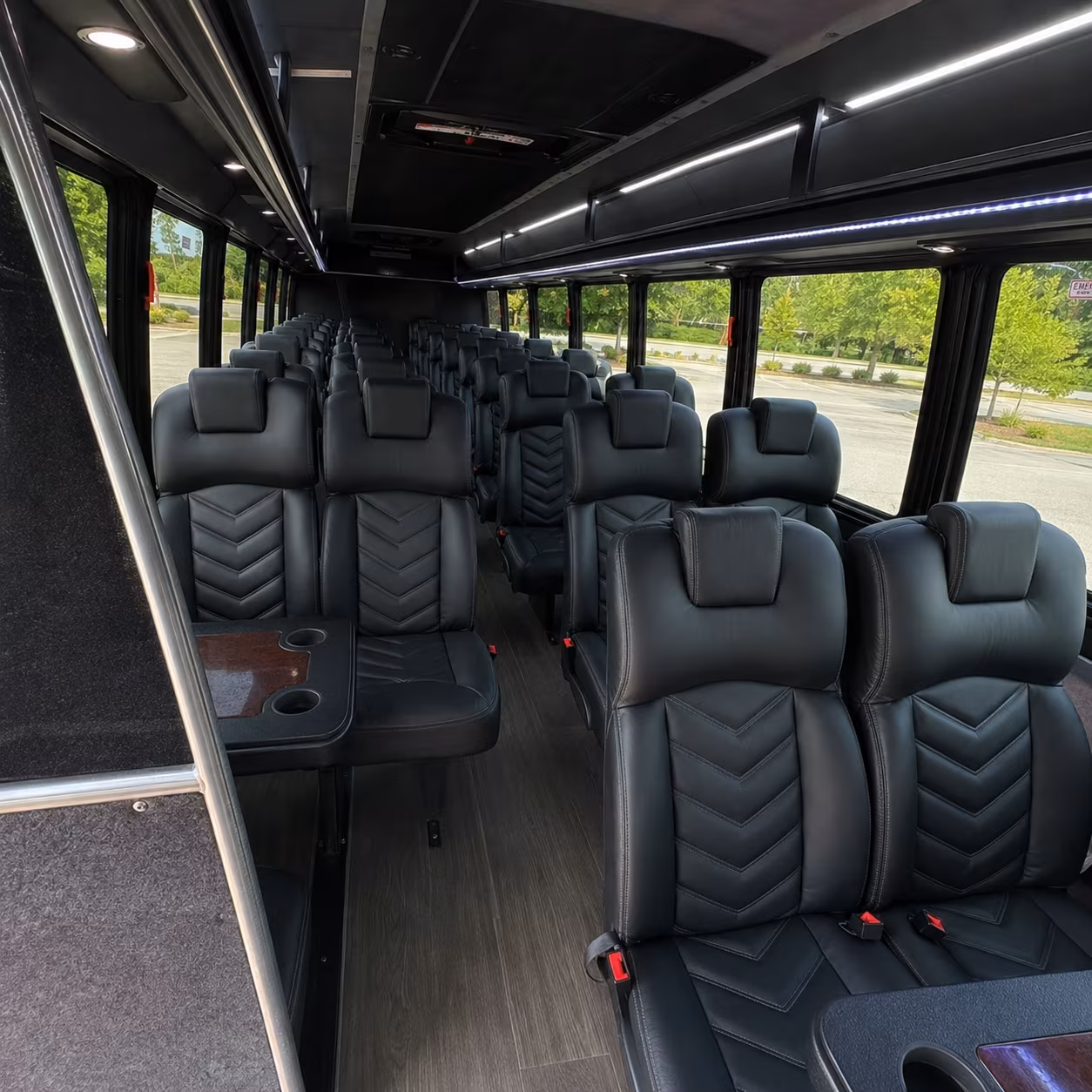 cheyenne 35 passenger minibus inside