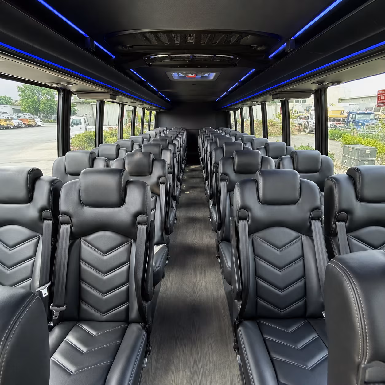 cheyenne 35 passenger minibus interior