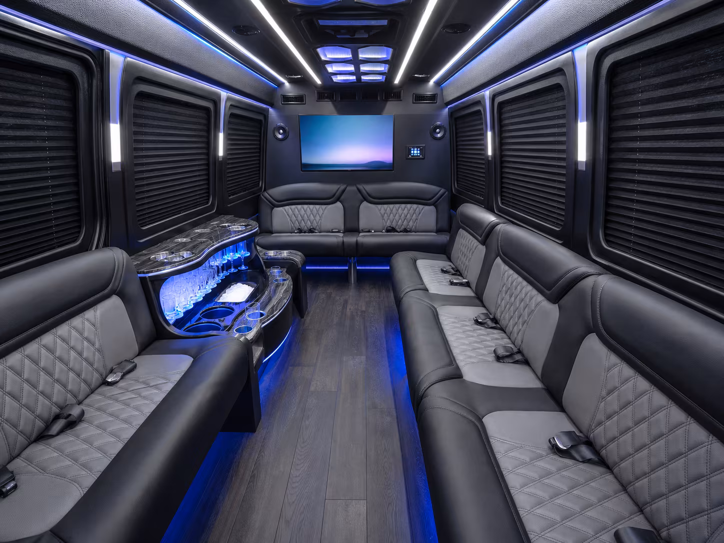 cheyenne sprinter limousine inside