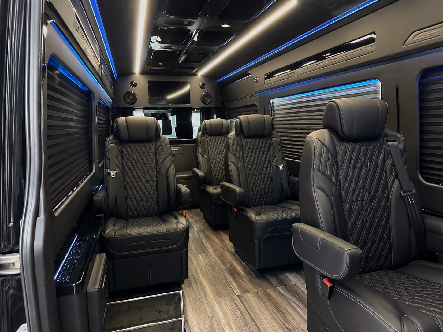 cheyenne sprinter van with driver inside